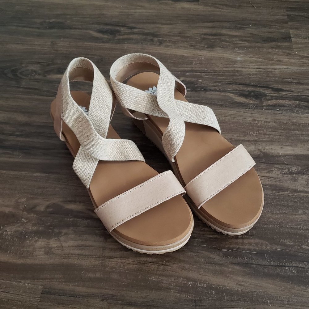 Yellowbox Janalee Wedge Ankle Strap Sandals